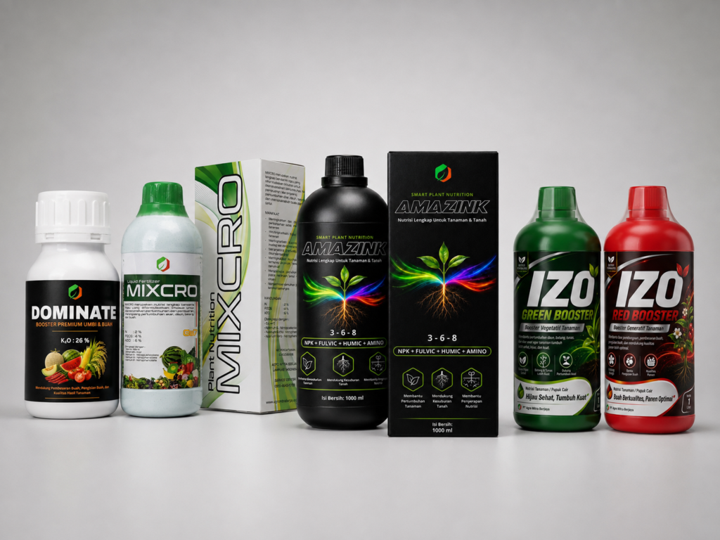 Portofolio nutrisi tanaman PT Agro Mitra Berjaya